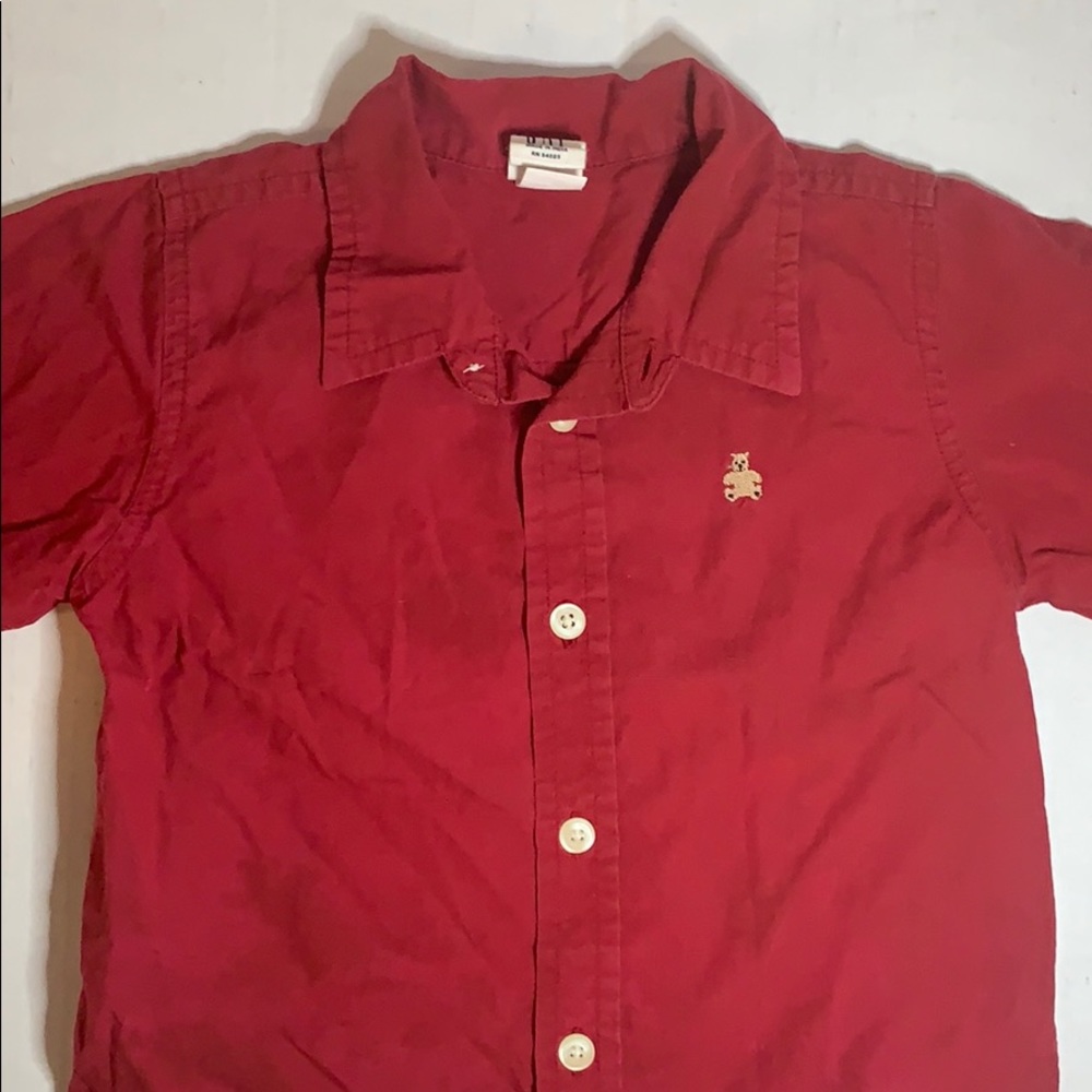 BABY GAP BURGUNDY RED